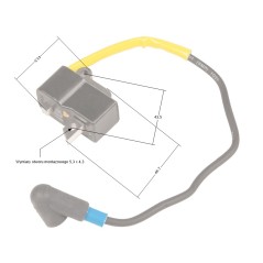 Moduł zapłonowy Husqvarna 323r/326l z wył.impulsowym