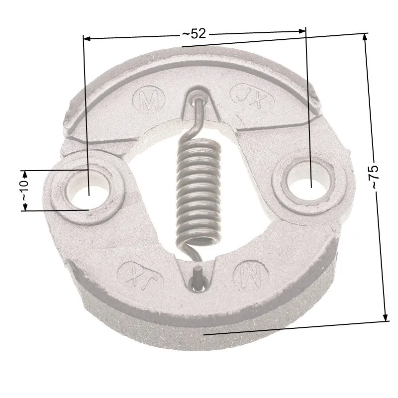 Sprzęgło NAC 75mm duże aluminiowe wykaszarki marketowe Sprzęgło NAC 75mm duże aluminiowe wykaszarki marketowe