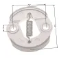 Sprzęgło NAC 75mm duże aluminiowe wykaszarki marketowe Sprzęgło NAC 75mm duże aluminiowe wykaszarki marketowe
