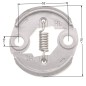 Sprzęgło NAC 75mm duże metalowe wykaszarki marketowe Sprzęgło NAC 75mm duże metalowe wykaszarki marketowe