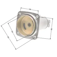 Kosz sprzęgła NAC 9F / 26mm / 55mm z obudową kpl. wykaszarki marketowe