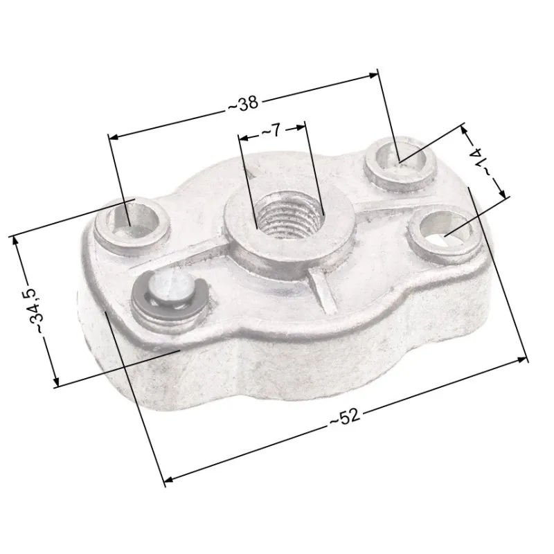 Kaseta zabieraków NAC zabierak pojedynczy metalowy Kaseta zabieraków NAC zabierak pojedynczy metalowy