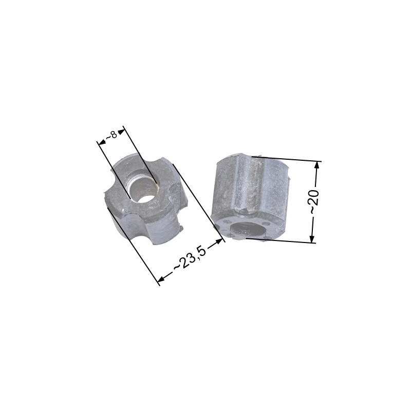 Tuleja wałka napędu 26 mm / 8 mm CGWLBCBCSPS wykaszarki marketowe