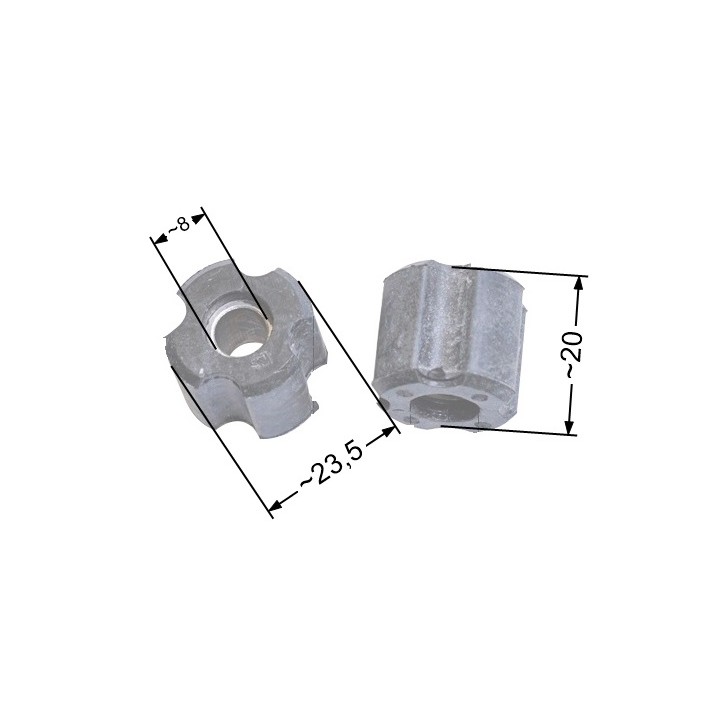 Tuleja wałka napędu 26 mm / 8 mm CGWLBCBCSPS wykaszarki marketowe Tuleja wałka napędu 26 mm / 8 mm CGWLBCBCSPS wykaszarki marketowe