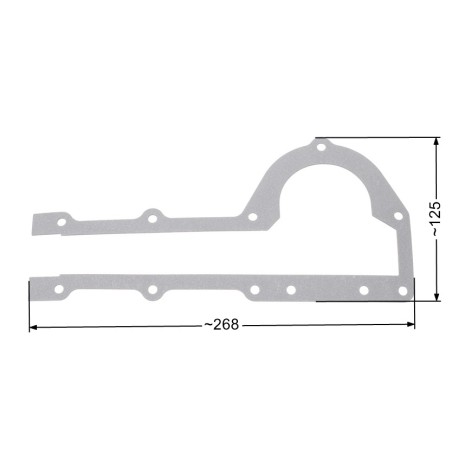 Uszczelka przekładni zamiatarki KCB25-F SWP80-196-K