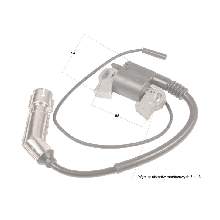 Moduł zapłonowy Loncin cewka G420F LC6500D-AS CZĘŚĆ ORYGINALNA Moduł zapłonowy Loncin cewka G420F LC6500D-AS CZĘŚĆ ORYGINALNA