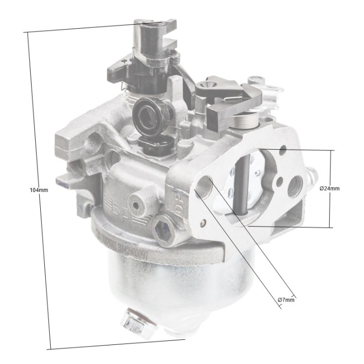Gaźnik Loncin LC1P61FA CZĘŚĆ ORYGINALNA Gaźnik Loncin LC1P61FA CZĘŚĆ ORYGINALNA