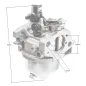 Gaźnik Loncin LC1P61FA CZĘŚĆ ORYGINALNA