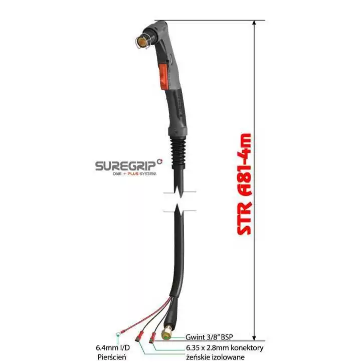 PLAZMA UCHWYT PLAZMOWY PARKER TRF A81 SUREGRIP 4m PLAZMA UCHWYT PLAZMOWY PARKER TRF A81 SUREGRIP 4m