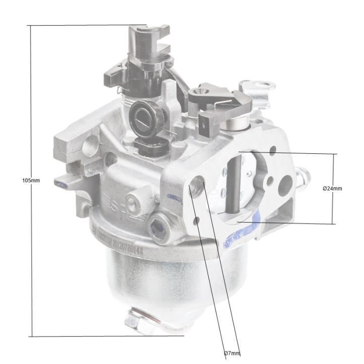 Gaźnik Loncin LC1P65FA CZĘŚĆ ORYGINALNA Gaźnik Loncin LC1P65FA CZĘŚĆ ORYGINALNA