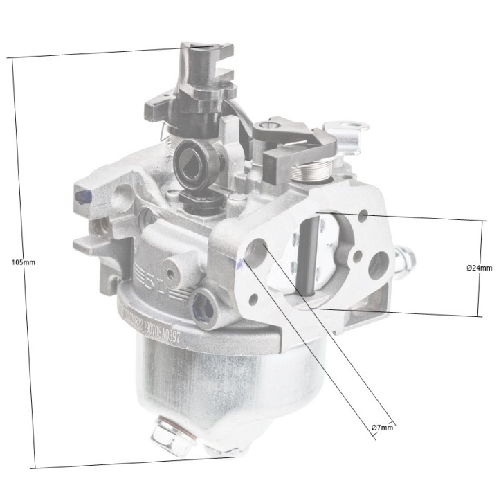 Gaźnik Loncin LC1P70FA CZĘŚĆ ORYGINALNA Gaźnik Loncin LC1P70FA CZĘŚĆ ORYGINALNA
