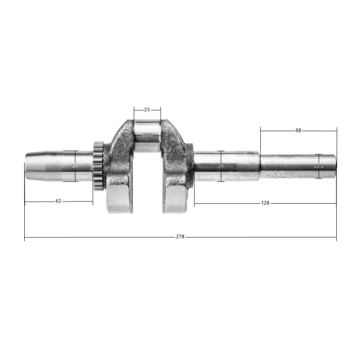 Wał korbowy Kawasaki FJ180V CZĘŚĆ ORYGINALNA Wał korbowy Kawasaki FJ180V CZĘŚĆ ORYGINALNA