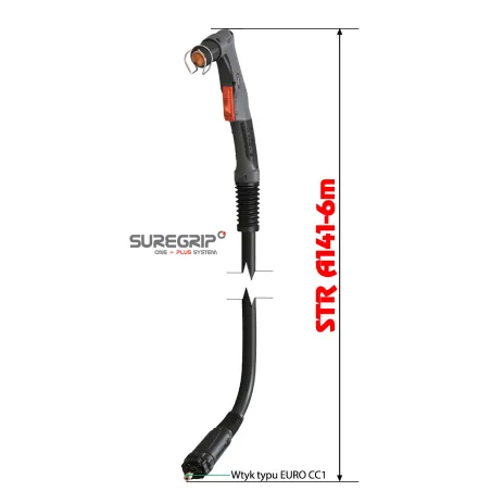 PLAZMA UCHWYT PLAZMOWY PARKER TRF A141 SUREGRIP 6m