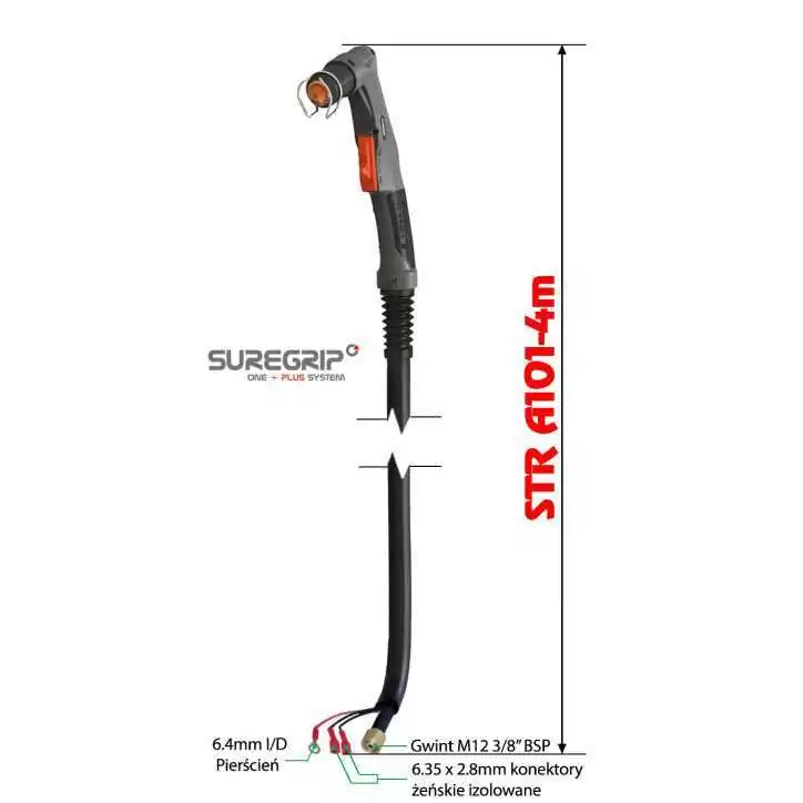 PLAZMA UCHWYT PLAZMOWY PARKER TRF A101 SUREGRIP 4m PLAZMA UCHWYT PLAZMOWY PARKER TRF A101 SUREGRIP 4m