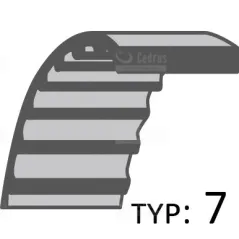 Pasek CEDRUS odśnieżarka CEDSB71-E /15x837/