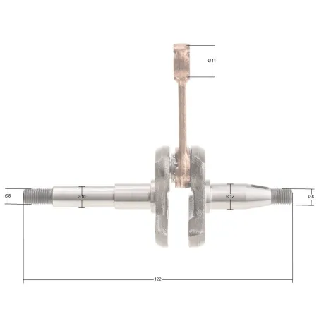 Wał korbowy Cedrus pilarka CEDPS25-12