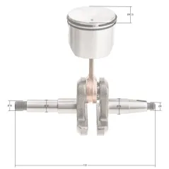 Wał korbowy Cedrus z tłokiem kpl. pilarka CEDPS46-18