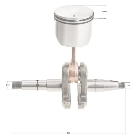 Wał korbowy Cedrus z tłokiem kpl. pilarka CEDPS46-18