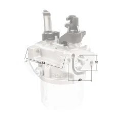 Gaźnik Loncin LC40ZB20-1.7Q LC148F-2 CZĘŚĆ ORYGINALNA