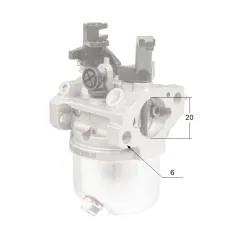 Gaźnik Loncin LC40ZB20-1.7Q LC148F-2 CZĘŚĆ ORYGINALNA