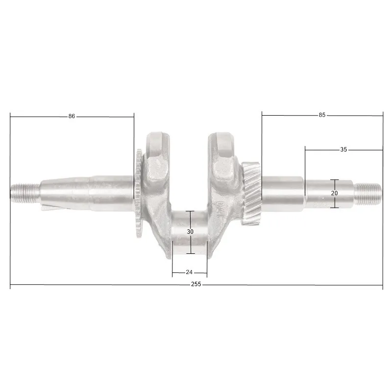 Wał korbowy Loncin LC80WB30-4.5Q LC168F-2 CZĘŚĆ ORYGINALNA