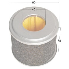 Filtr powietrza Loncin kpl. LC80NB20-6.1Q G300FA CZĘŚĆ ORYGINALNA