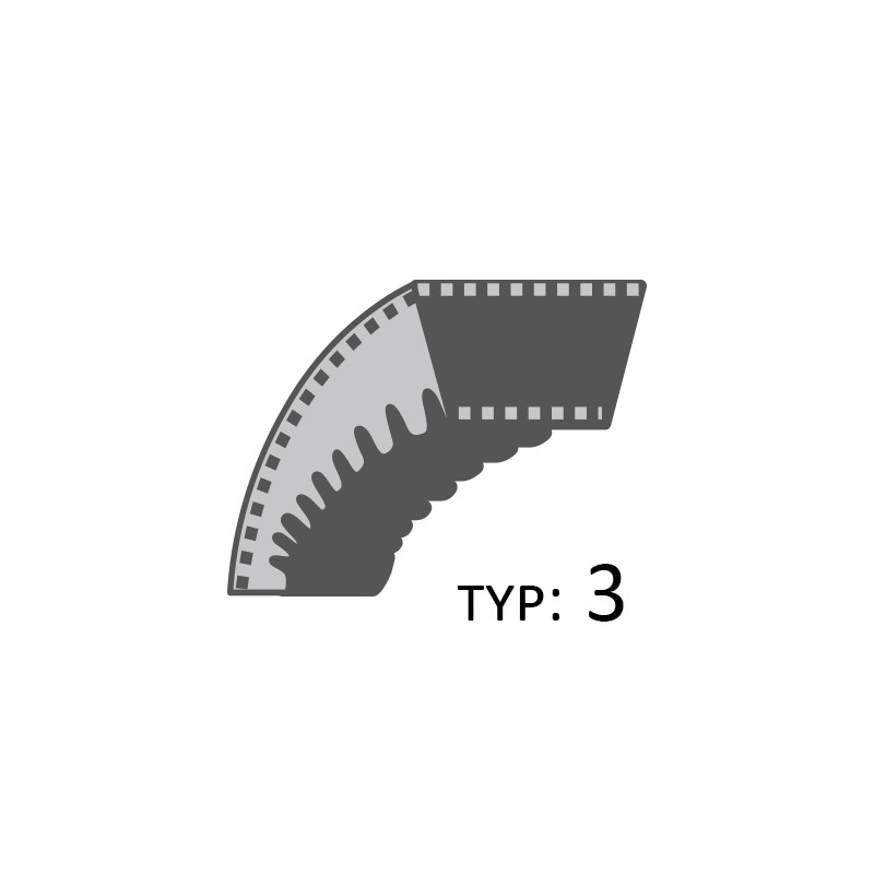 Pasek Cedrus rozdrabniacz RB01 /13x955/
