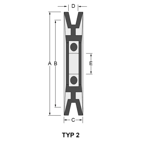 Koło pasowe Cedrus rozdrabniacz RB02 (25mm)