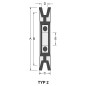 Koło pasowe Cedrus rozdrabniacz RB02 (25mm) Koło pasowe Cedrus rozdrabniacz RB02 (25mm)