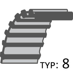Pasek Cedrus napęd noży traktorek Challenge Starjet CZĘŚĆ ORYGINALNA /20x1785/