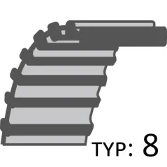 Pasek Cedrus napęd noży traktorek Challenge Starjet CZĘŚĆ ORYGINALNA /20x1785/