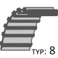 Pasek Cedrus napęd noży traktorek Challenge Starjet CZĘŚĆ ORYGINALNA /20x1785/ Pasek Cedrus napęd noży traktorek Challenge Starjet CZĘŚĆ ORYGINALNA /20x1785/