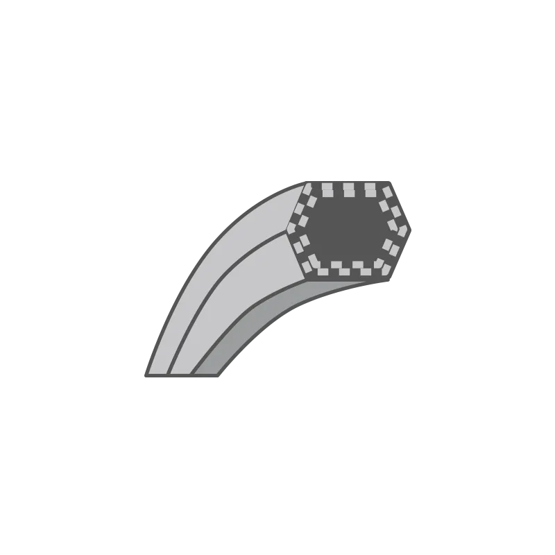 Pasek Simplicity napęd noży 91.35 EL HAA CZĘŚĆ ORYGINALNA /12,7x2343/