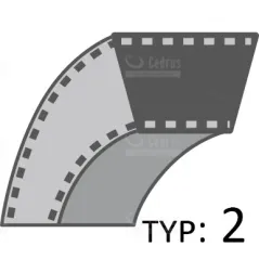 Pasek Cedrus wertykulator CEDWR01 CEDWR01-H /13x668/