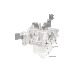 Gaźnik Loncin G200F zamiatarka ZM02 ZM04 CZĘŚĆ ORYGINALNA