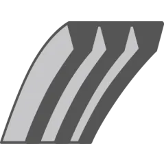 Pasek Ferris napęd przekładni podwójny IS2600 CZĘŚĆ ORYGINALNA /37x1060/