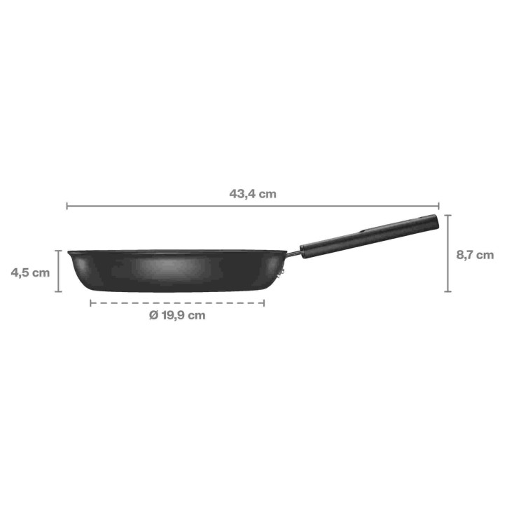 Patelnia 24 cm z powłoką nieprzywierającą (d. 1052222) Hard Face Patelnia 24 cm z powłoką nieprzywierającą (d. 1052222) Hard Face