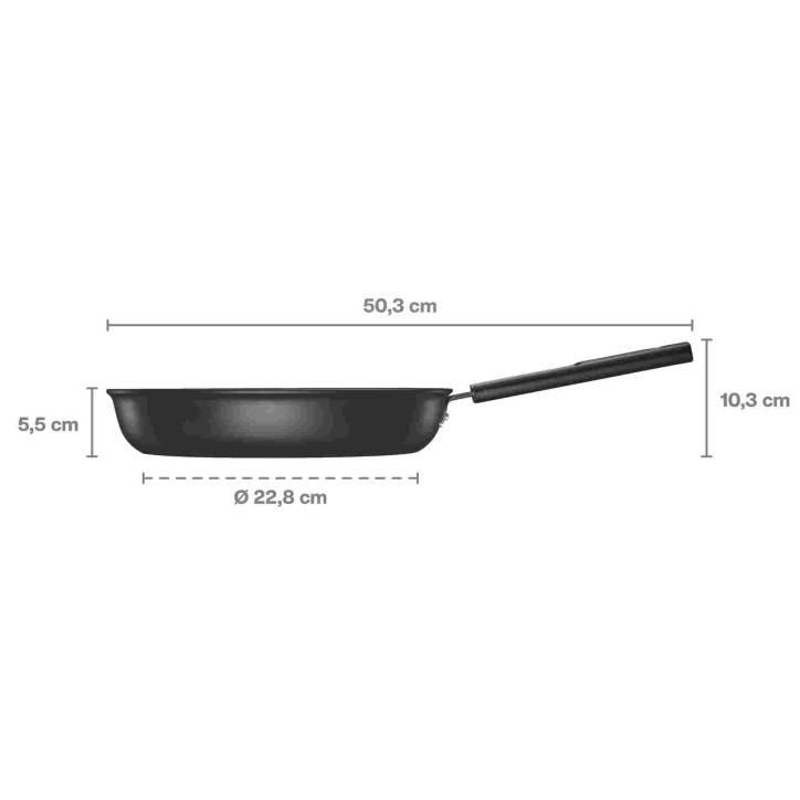 Patelnia 28 cm z powłoką nieprzywierającą (d. 1052224) Hard Face Patelnia 28 cm z powłoką nieprzywierającą (d. 1052224) Hard Face