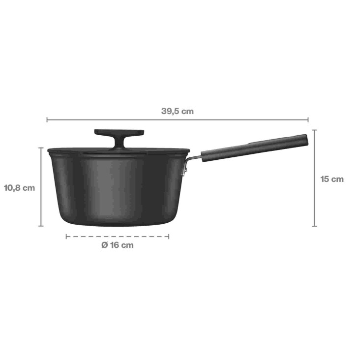 Rondel 2,5 l z powłoką nieprzywierającą i z pokrywką (d. 1052235) Hard Face Rondel 2,5 l z powłoką nieprzywierającą i z pokrywką (d. 1052235) Hard Face