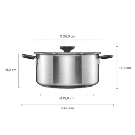 Garnek 5 l z pokrywką Functional Form