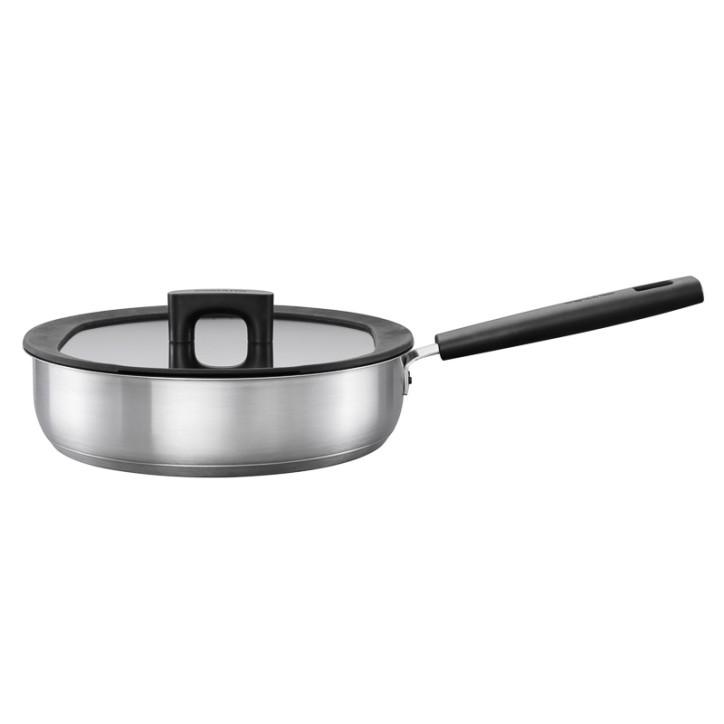 Patelnia szefa kuchni 26 cm / 2.8 l z pokrywką Hard Face Steel Patelnia szefa kuchni 26 cm / 2.8 l z pokrywką Hard Face Steel