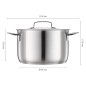 Garnek 5 l All Steel z pokrywką Garnek 5 l All Steel z pokrywką