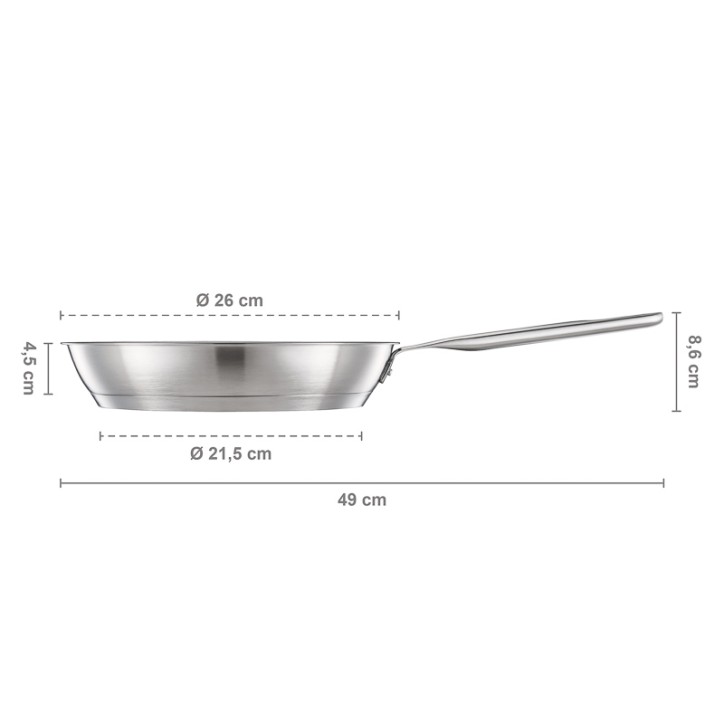 Patelnia 26 cm All Steel Patelnia 26 cm All Steel