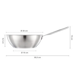 Wok 28 cm All Steel
