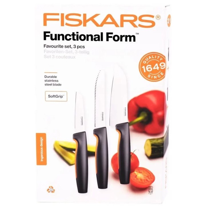 Zestaw 3 noży kuchennych Functional Form™ Zestaw 3 noży kuchennych Functional Form™