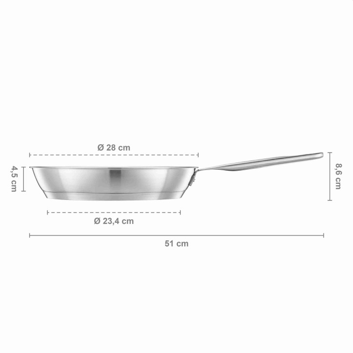 Patelnia 28 cm All Steel Pure Patelnia 28 cm All Steel Pure