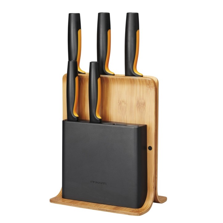 Zestaw 5 noży w bloku bambusowym Functional Form™ Zestaw 5 noży w bloku bambusowym Functional Form™