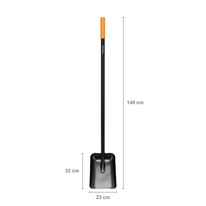 Szufla metalowa Solid™ z rączką w kształcie litery I Szufla metalowa Solid™ z rączką w kształcie litery I