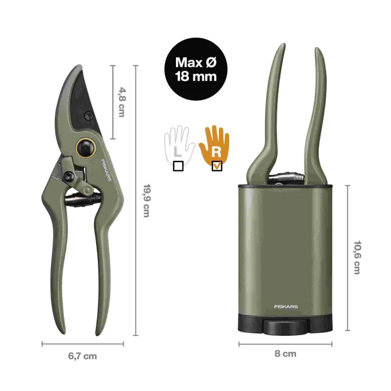 Sekator z pojemnikiem Plant Care