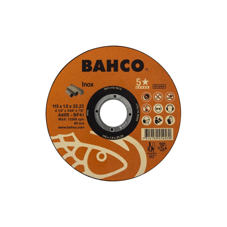 Tarcza do cięcia BAHCO 125-1.0mm Tarcza do cięcia BAHCO 125-1.0mm
